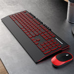 2.4G Wireless Gaming Keyboard Mouse Combo Silent Button Keyboard Optical Mouse For Macbook Lenovo Dell HP Asus Laptop Computer